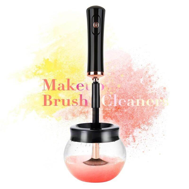 electric makeup brush cleaner usage