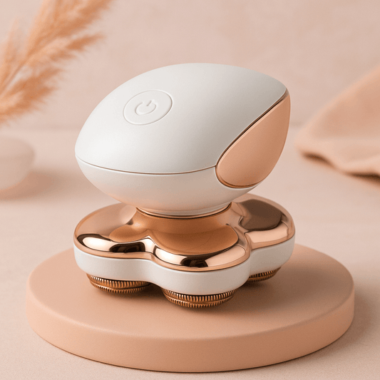 women's hair remover in neutral background