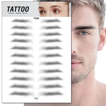 4D Waterproof Eyebrow Tattoo Stickers